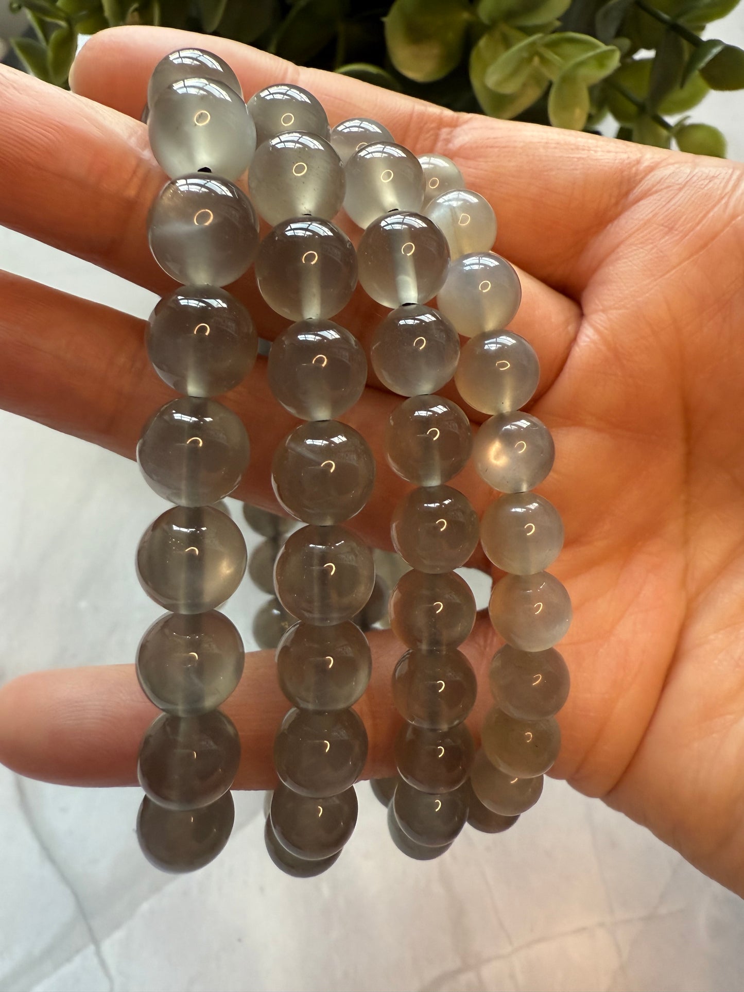 SILVER MOONSTONE BRACELET