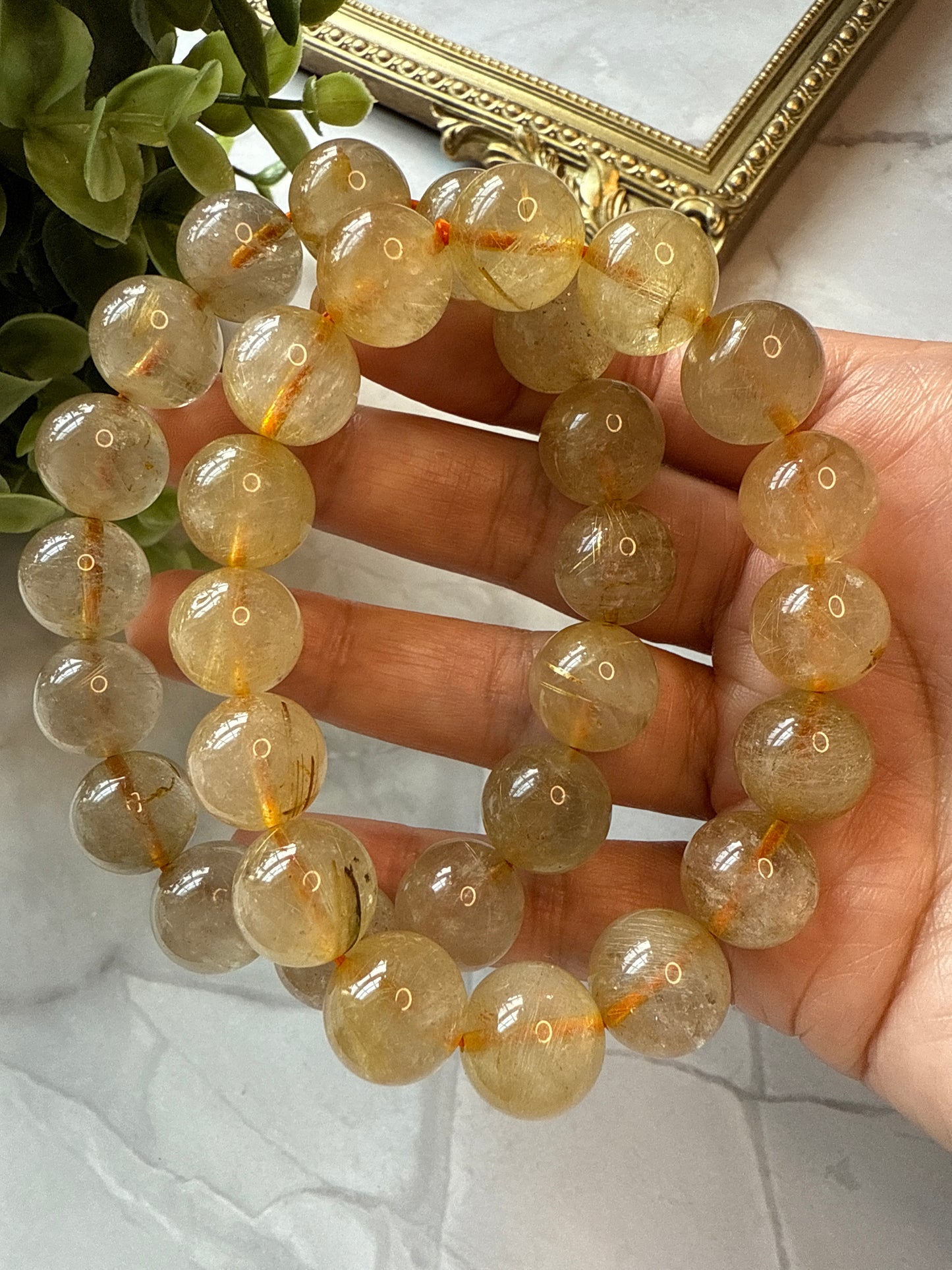RUTILATED QUARTZ BRACELET