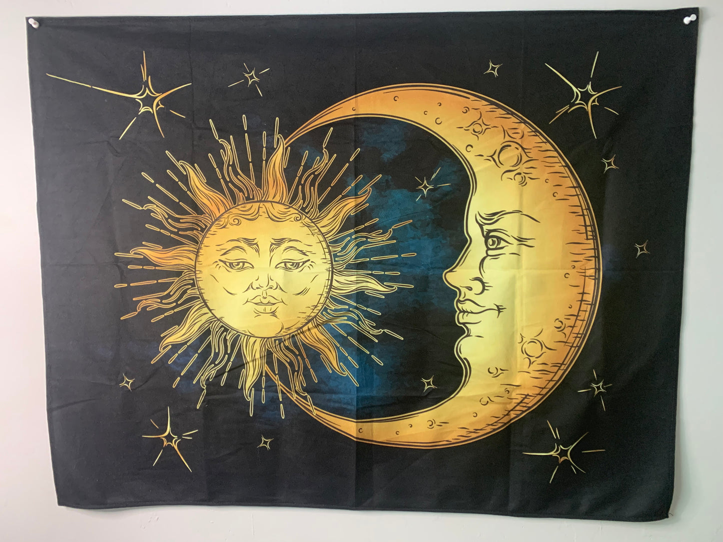 SUN & MOON CELESTIAL WALL TAPESTRY