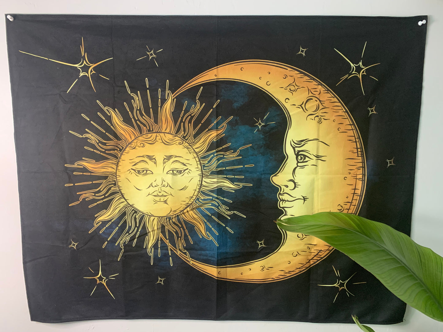 SUN & MOON CELESTIAL WALL TAPESTRY