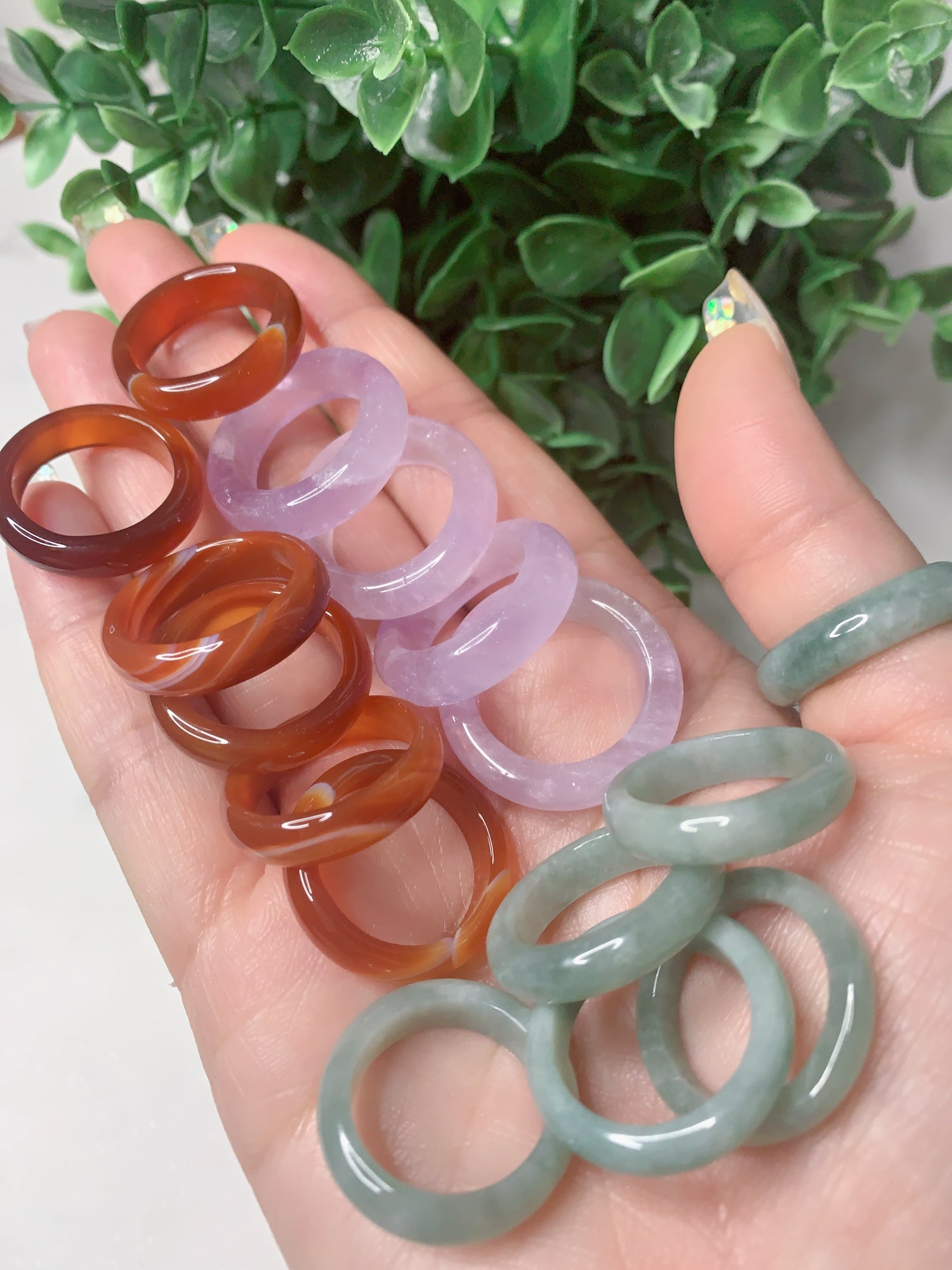 crystal rings