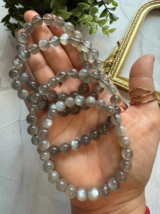 SILVER MOONSTONE BRACELET
