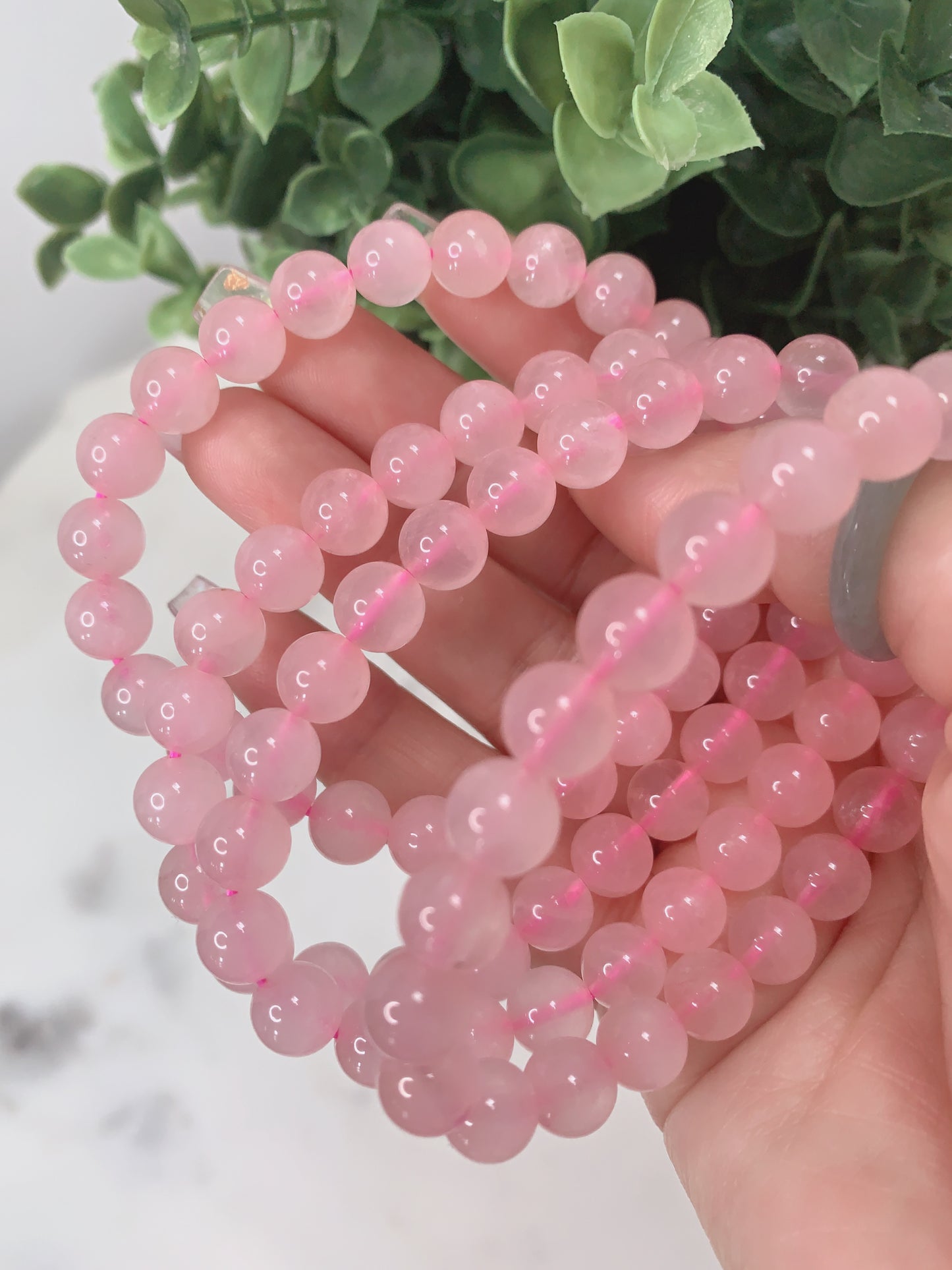 ROSE QUARTZ 8MM BRACELET