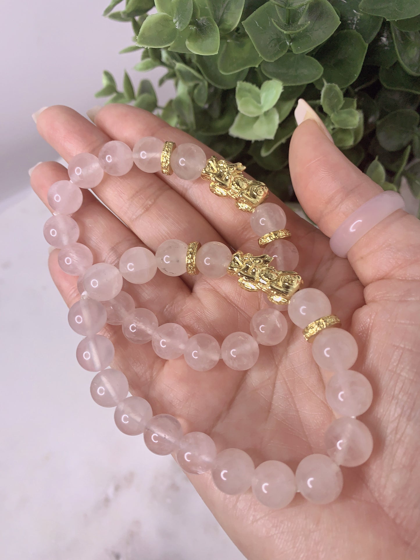 ROSE QUARTZ PIXIU BRACELET