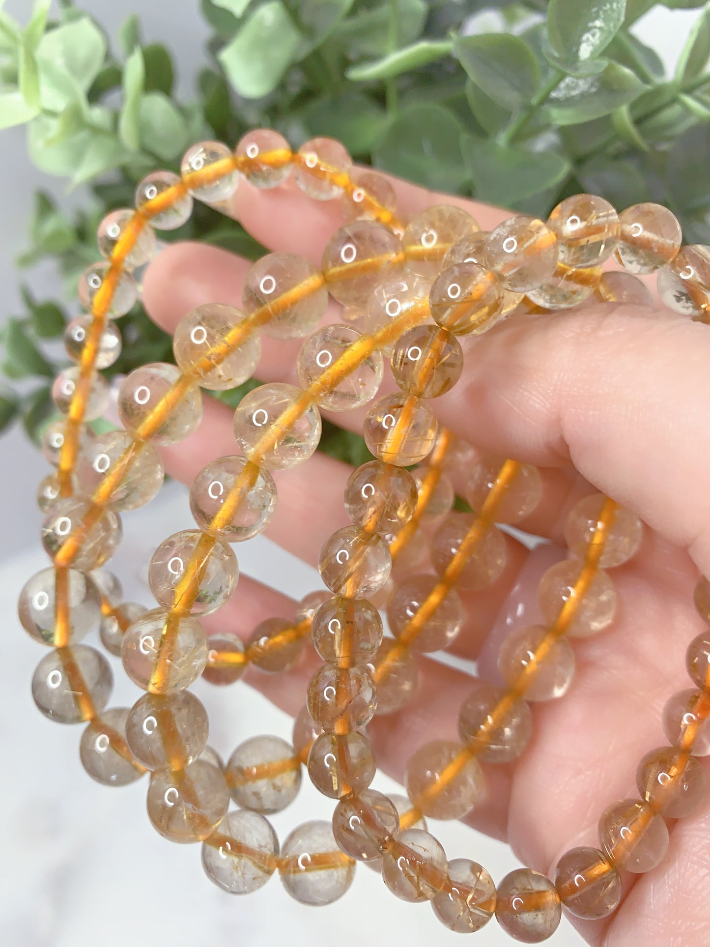 RUTILATED QUARTZ BRACELET