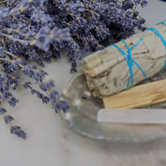 SAGE BUNDLE W/ABALONE SHELL