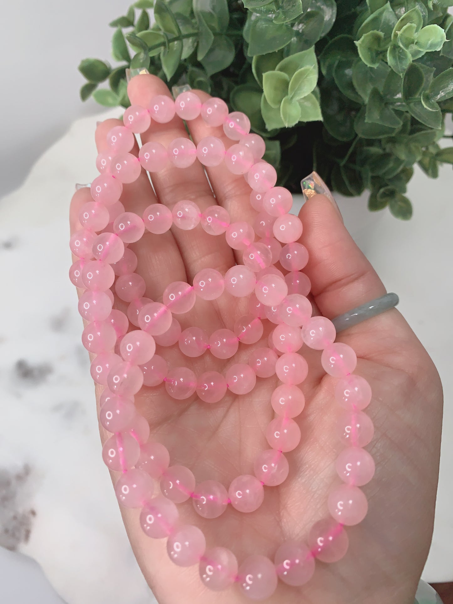 ROSE QUARTZ 8MM BRACELET