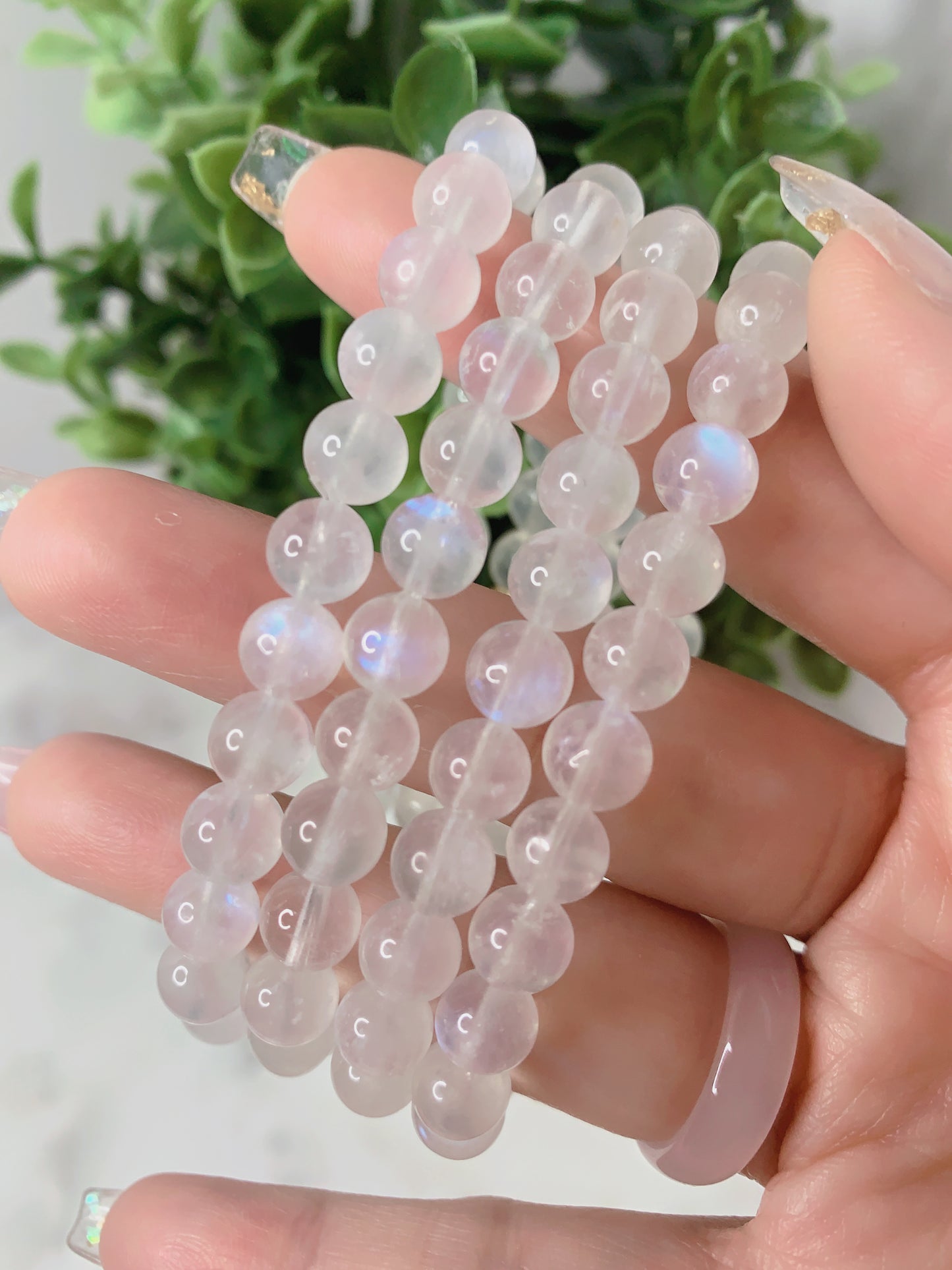 MOONSTONE BRACELET W/CHARM