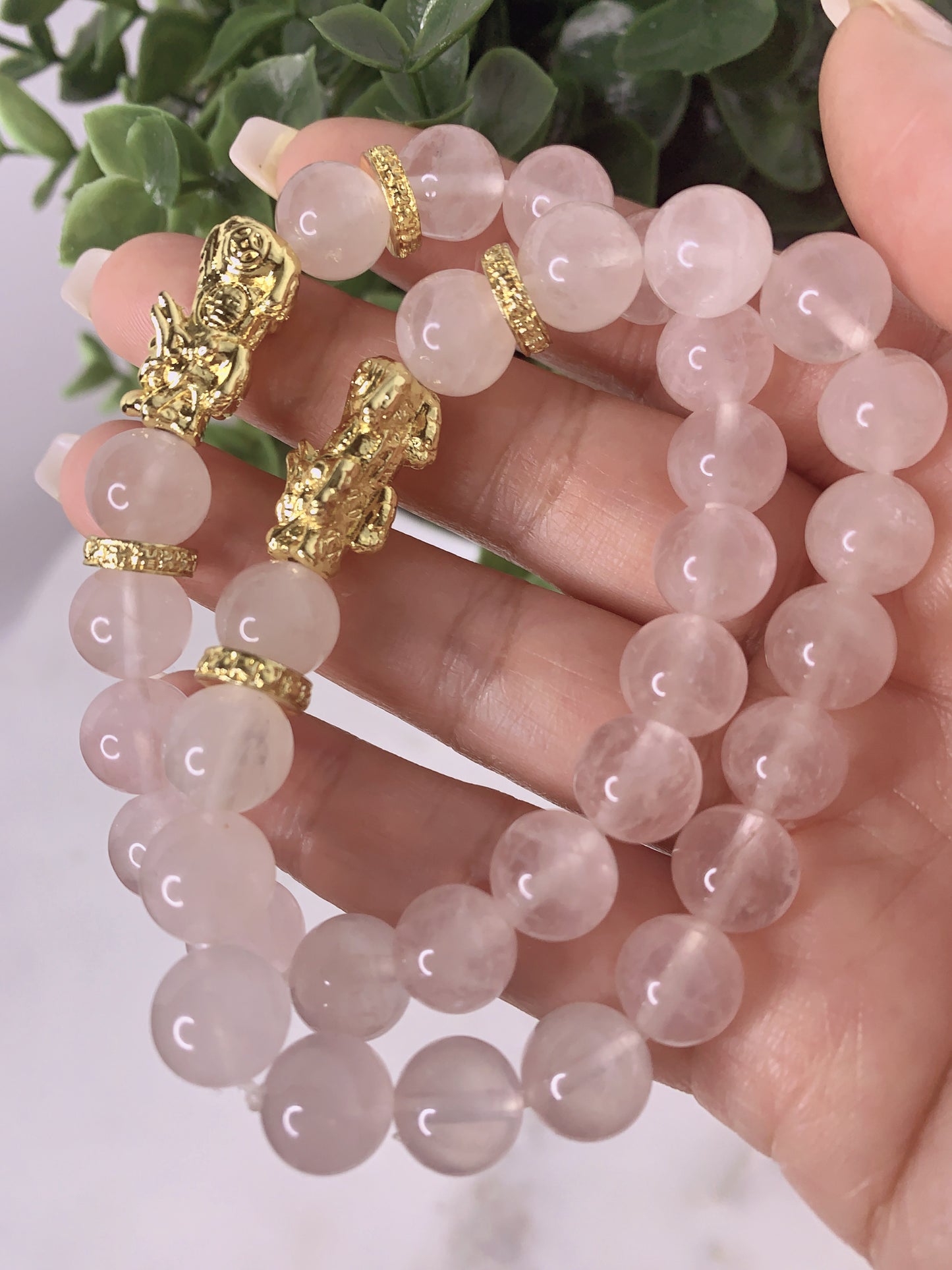 ROSE QUARTZ PIXIU BRACELET