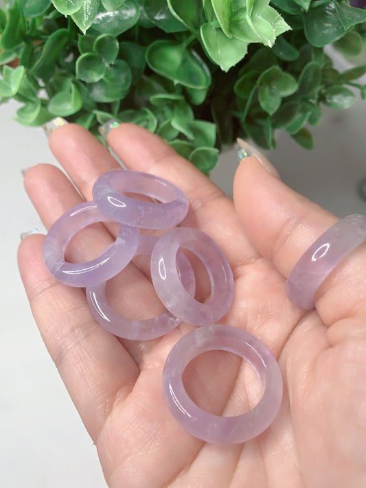 AMETHYST BANGLE RINGS
