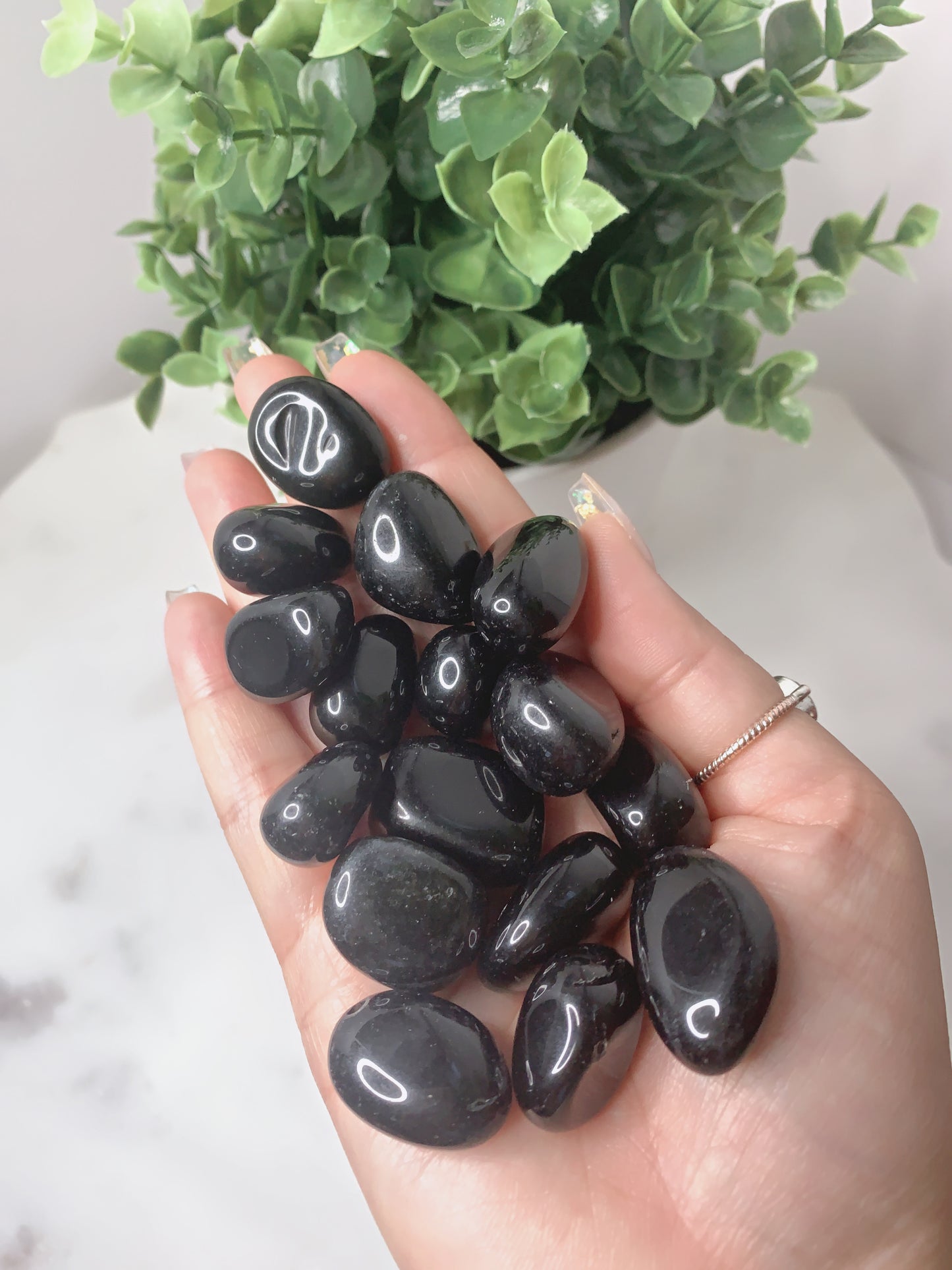 BLACK OBSIDIAN TUMBLE