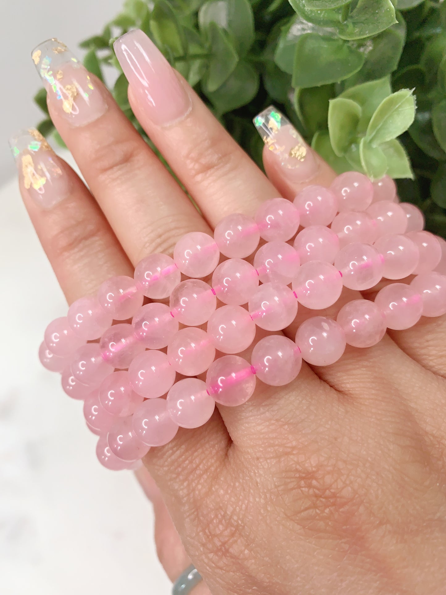 ROSE QUARTZ 8MM BRACELET